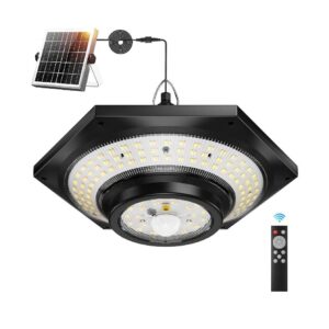 Motion Sensor LED Solar Pendant Shed Light